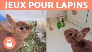 TUTO 3 JOUETS DIY pour LAPINS 🐰 Avec des matériaux recyclés [upl. by Liw]