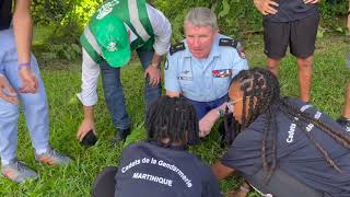 Plantation darbres à la gendarmerie de Redoute [upl. by Ezitram506]