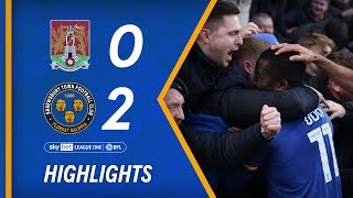 Northampton Town 02 Shrewsbury Town  2324 highlights [upl. by Anieral]