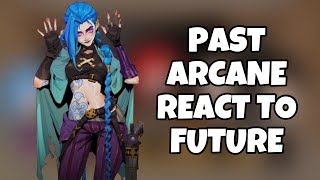 Arcane Characters React To Edits  Jinx Vi and others  Gacha Reactions [upl. by Orgalim22]