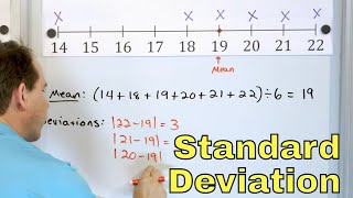 Standard Deviation amp Mean Absolute Deviation Explained  6819 [upl. by Aner]