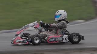 Hooton park karting indi clubman round 10 2023 micro and honda cadet [upl. by Cooe]