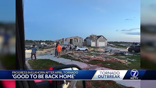 Good to be back home Progress in Elkhorn after April tornado [upl. by Ennovahc]