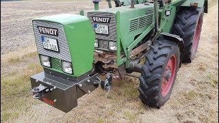 Frontgewicht aus alter Fendt Front  Teil 2  DIY Frontkraftheber  Eigenbau am Farmer 108 S [upl. by Ichabod]