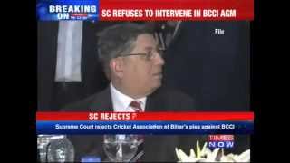 Supreme Court raises questions on BCCI AGM delay [upl. by Eerehs]