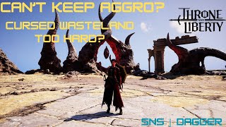 EZ Boss Cheese  Maintaining Aggro  SnS  Dagger  Cursed Wasteland Full Gameplay and Commentary [upl. by Borras17]