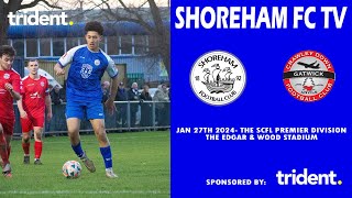 Shoreham FC 0 v 3 Crawley Down Gatwick [upl. by Joslyn]