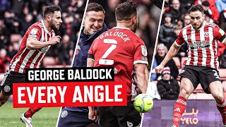 Puskas Nominee 👀  Every angle of George Baldocks stunning goal v Swansea 🤯🚀  Sheffield United [upl. by Carolle]