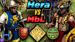 Britons vs Aztecs  1v1 Arabia  vs MbL  AoE2 [upl. by Ahsratan]