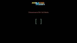 quotDeterminant of Matrices 2x2 and 3x3quot shorts [upl. by Adila760]