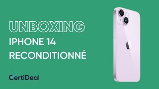 Unboxing iPhone 14 reconditionné par CertiDeal [upl. by Tut]