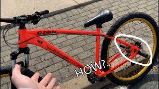 HOW DID I PUT PEGS ON MY MOUNTAIN BIKE C100 [upl. by Yenots]