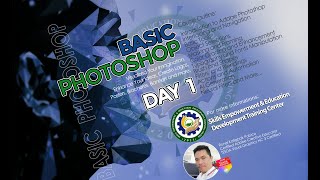 BASIC PHOTOSHOP DAY 1 SEED TRAINING SCHOOL [upl. by Worl]