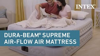 Intex® 20in DuraBeam® Plus Supreme AirFlow Air Mattress [upl. by Solracsiul341]