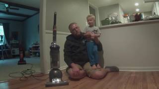 Dyson DC40 review on carpet and hard floors [upl. by Eeneg310]