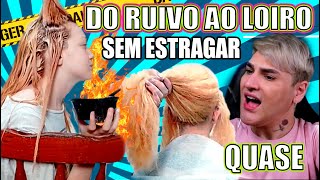 SAINDO DO RUIVO PRO LOIRO SEM ESTRAGAR QUASE NADA  SERÁ QUE É POSSIVEL [upl. by Ainslee485]