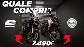 BENELLI TRK 702 VS QJ SRT 700 X COSA CAMBIA QUAL È MEGLIO [upl. by Anoit]