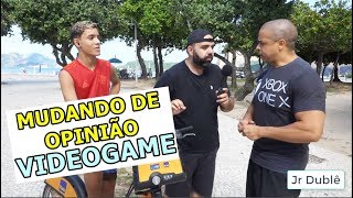 PEGADINHA  MUDANDO DE OPINIÃO  XBOX ONE OU PLAYSTATION 4 Feat Edu Primitivo [upl. by Ecadnak832]