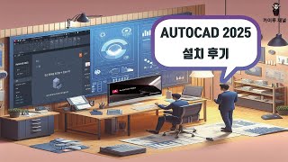 오토캐드 2025 설치 후기 AUTOcad 2025 [upl. by Selfridge224]