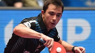 Hugo Calderano vs Kanak Jha  German League 20192020 [upl. by Quita114]