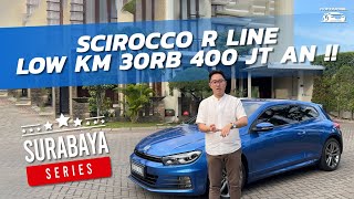 SCIROCCO R LINE LOW KM 30RB DIJUAL [upl. by Ahslek649]