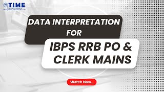 Data Interpretation for IBPS RRB PO amp Clerk Mains [upl. by Pattani]