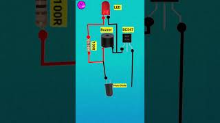 bc547 transistor photo diode project circuit diagram shorts [upl. by Stephana]