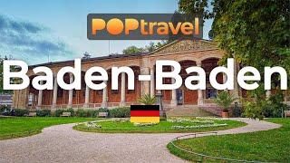 Walking in BADENBADEN  Germany 🇩🇪 Autumn Tour  4K 60fps UHD [upl. by Sharona]