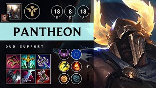 Pantheon Support vs Lulu Vision Controller  EUW Master Patch 1418 [upl. by Monsour]