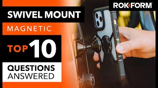 Top 10 Most Asked Questions about the Rokform Swivel Dash Mount [upl. by Kho726]