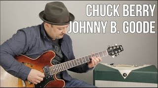 Chuck Berry  Johnny B Goode  How to Play on Guitar  Guitar Lesson  Tutorial [upl. by Lipinski]