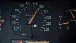 Saab 9000 turbo 1 3 bar very quick acceleration [upl. by Naic]