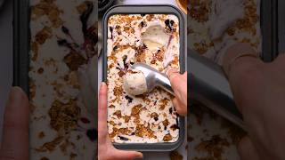 Berry Crisp NoChurn Ice Cream [upl. by Stockton576]