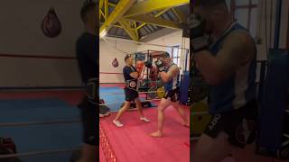 Lewis Tams pad work👊👊 lewistams thaiboxing padwork mma profighting [upl. by Navar]