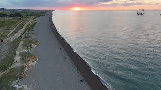 Sunset at Weybourne beach  10 August 2024 [upl. by Retha]