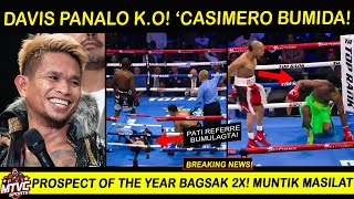 BREAKING Davis Panalo KO CASIMERO Bumida  Prospect of the Year 2X Gumapang [upl. by Malsi]