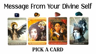 PICK A CARD ❤️ Message From Your Divine Self 🌹 [upl. by Aenert276]