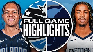 MAGIC at GRIZZLIES  FULL GAME HIGHLIGHTS  October 26 2024 [upl. by Bonita76]