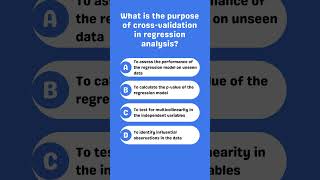 What is the purpose of crossvalidation in regression analysis [upl. by Nahtnoj789]