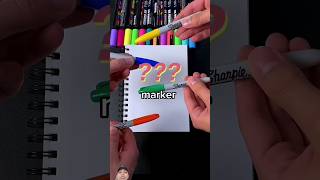 Drawing with different types of marker shortsfeed art shorts viralshort [upl. by Adnelg801]