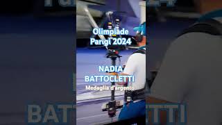 olimpiade Parigi 2024 medaglia dargento NADIA BATTOCLETTI [upl. by Pierson888]