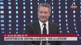 Alberto y Cristina después del reencuentro el análisis Acto por los 100 años de YPF [upl. by Dagney842]