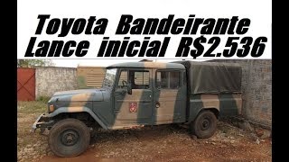 Leilão do Exército Brasileiro Carros e Caminhões Tração 4x4 e 6x6 [upl. by Ijat461]