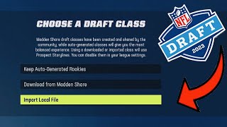 2023 NFL DRAFT CLASS IN MADDEN 23 [upl. by Ainomar110]