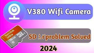 v380 wifi camera SD Card problem solve recoding problem solve [upl. by Valer]