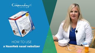 How to use a NasoNeb sinus nasal nebulizer [upl. by Andras139]