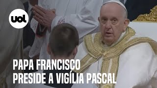 Páscoa Papa Francisco preside no Sábado Santo a Vigília pascal [upl. by Mall836]