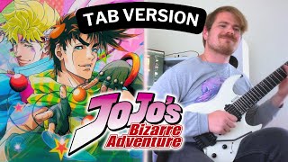 Jojos Bizarre Adventure  Bloody Stream Guitar Cover TAB VERSION [upl. by Boni]