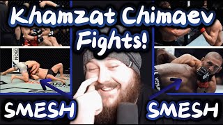 MMA GURU Reacts To EVERY Khamzat Chimaev FIGHT In The UFC So Far [upl. by Johnath]