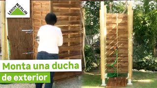 Cómo instalar una ducha de jardín I Guía paso a paso I LEROY MERLIN [upl. by Niltag]